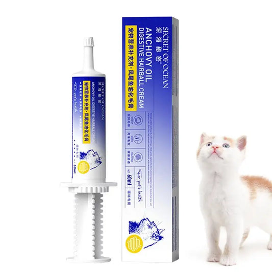 Anti Hairball Cat Paste & Effective Supplement