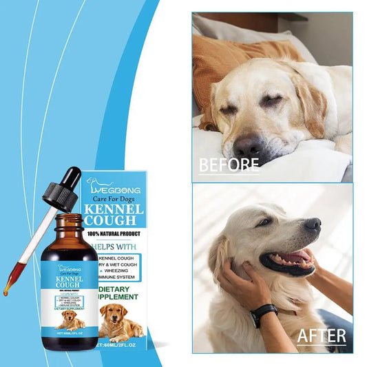 Natural Cough and Allergy Relief Drops for Pets